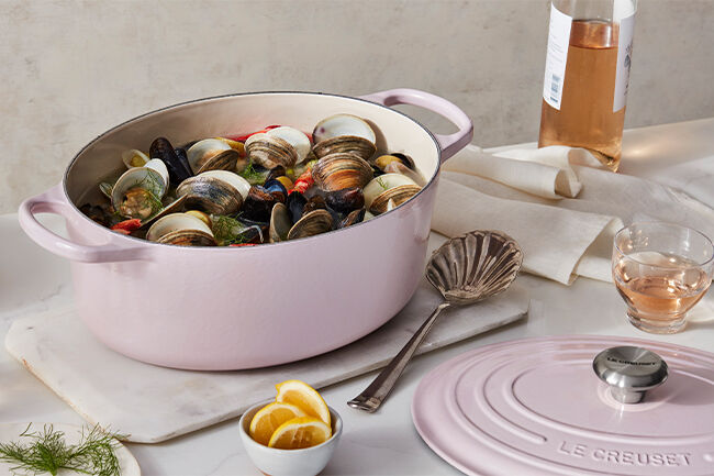 Cast Iron Signature Oval CasseroleShallot image number 6